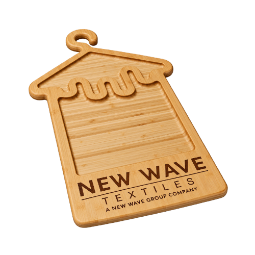 Maatwerk bamboe relatiegeschenk voor New Wave in opdracht van NEDCON